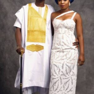 Bamise African men agbada, 3 Piece set