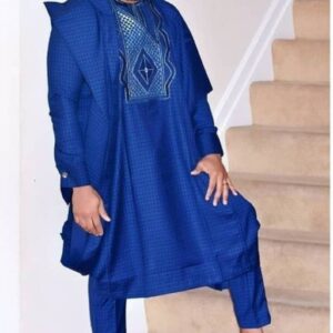 SinBakare African men agbada, 3 Piece setgle Men Agbada (Copy)