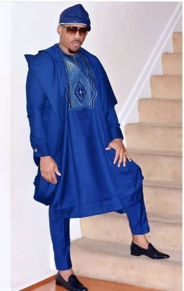 SinBakare African men agbada, 3 Piece setgle Men Agbada (Copy)