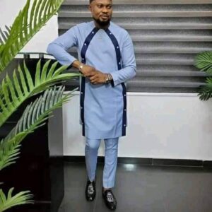 Debo African Men Clothing 2 Piece Outfit