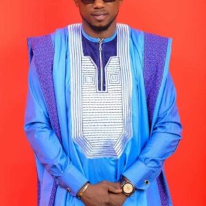 Dada African men agbada, 3 Piece set