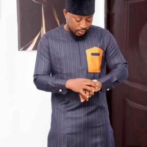 Soko Striped African Men Suit