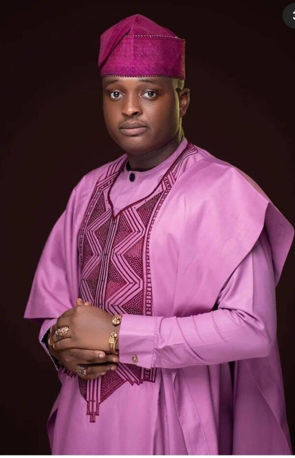 Fiyin African agbada, 3 Piece set - Image 3