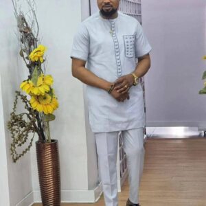 Tolase African men shirt and matching pant set