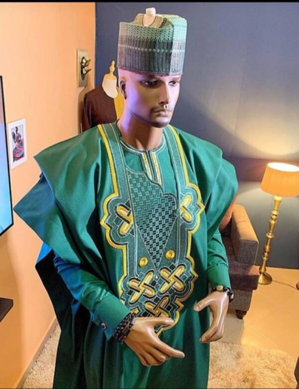 Trending African Men's Agbada, 3 Piece