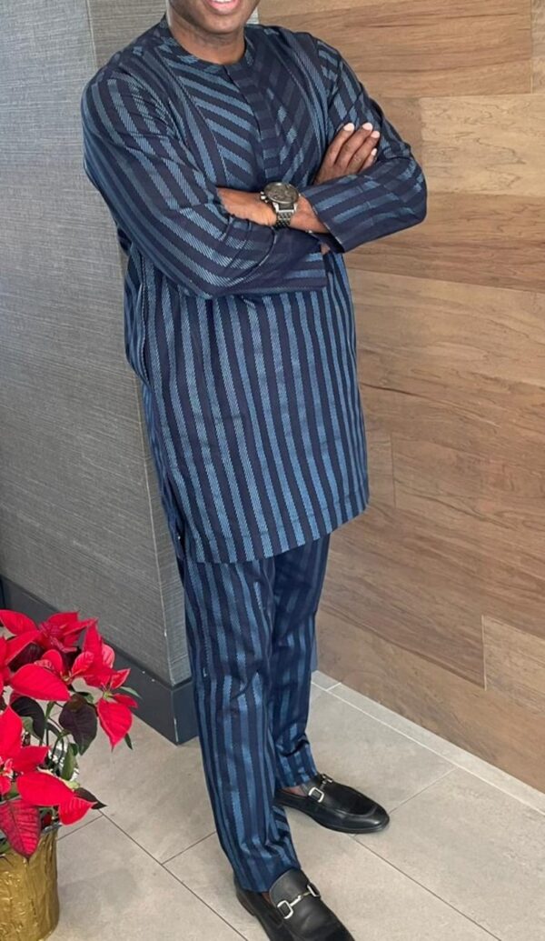 Well Crafted Striped African Men Clothing