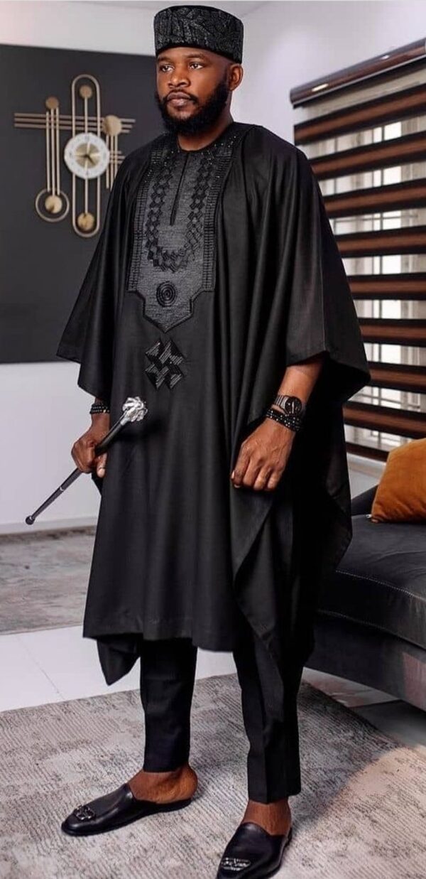Iyin African men agbada, 3 Piece set
