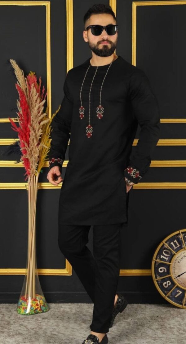 Tobi African men shirt and matching pant set - Image 2