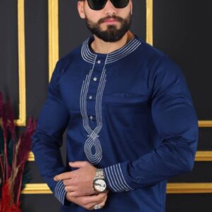 Posh African men shirt and matching pant set