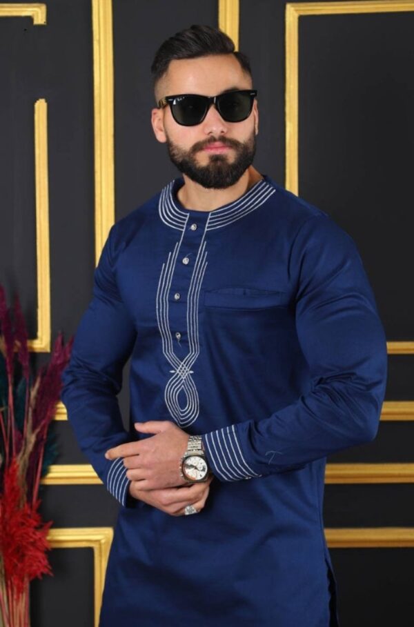 Posh African men shirt and matching pant set