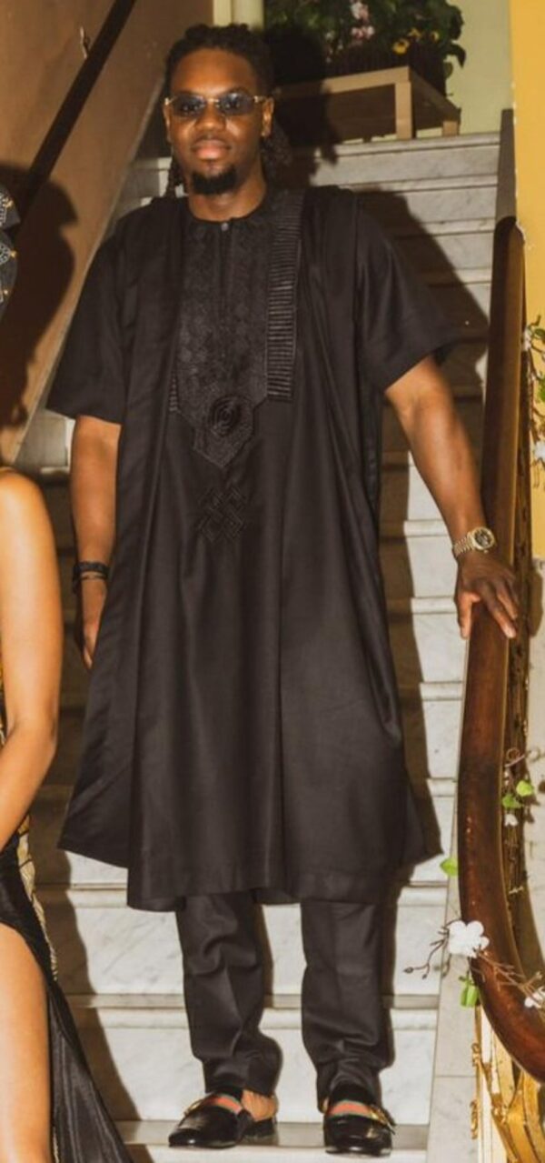 Iyin African men agbada, 3 Piece set - Image 2