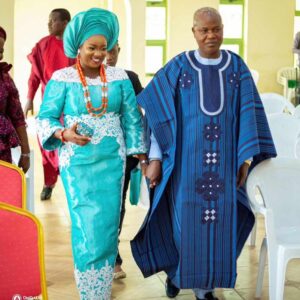Atinuke Mint Green Couples Clothing
