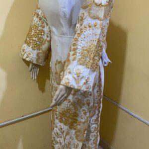 Atinuke White & Gold Couples Clothing