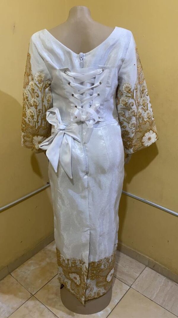 Atinuke White & Gold Couples Clothing - Image 5