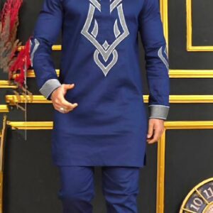 Jemima embroidery men suit