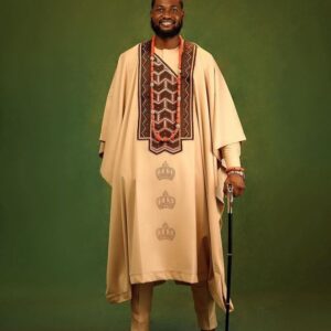 Bolu beige classic men attire