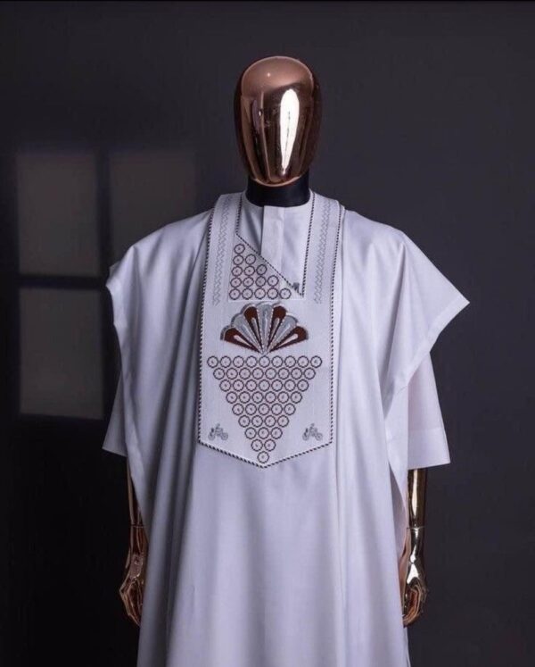 Yemi white men Agbada - Image 2