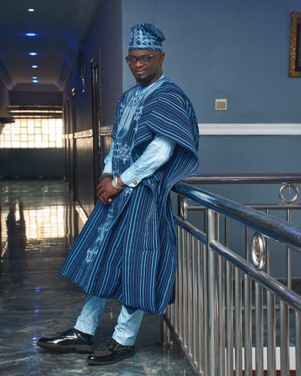 Ire Stylish African Men Agbada - Image 2