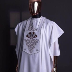 Yemi white men Agbada
