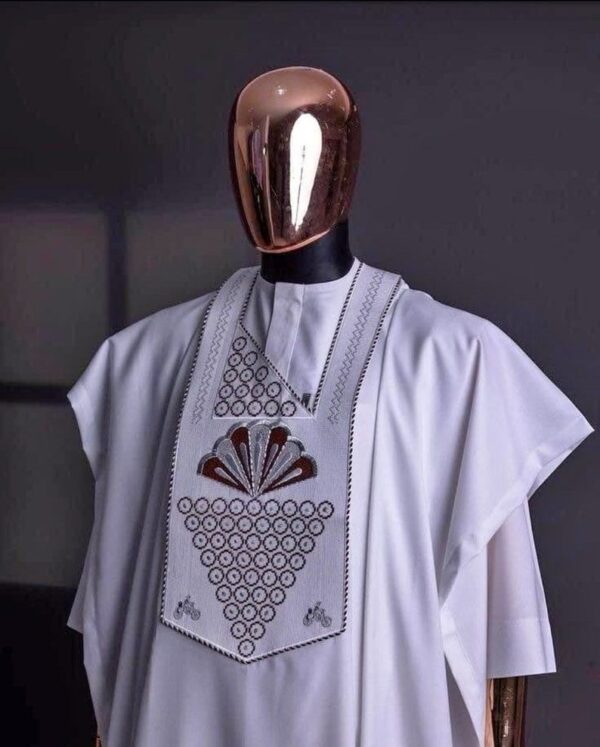 Yemi white men Agbada - Image 3