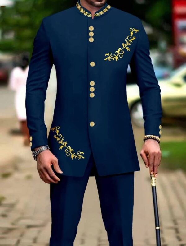 Babs Ceremonial Suit/African Men Suit - Image 4