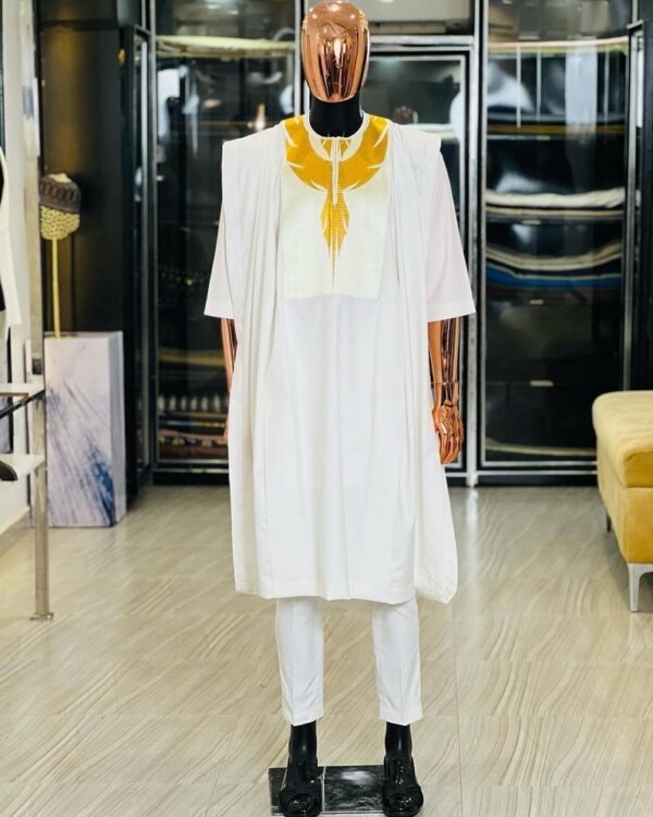 Abayomi African men agbada - Image 3