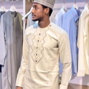 Oreofe African men clothing, 2 piece set