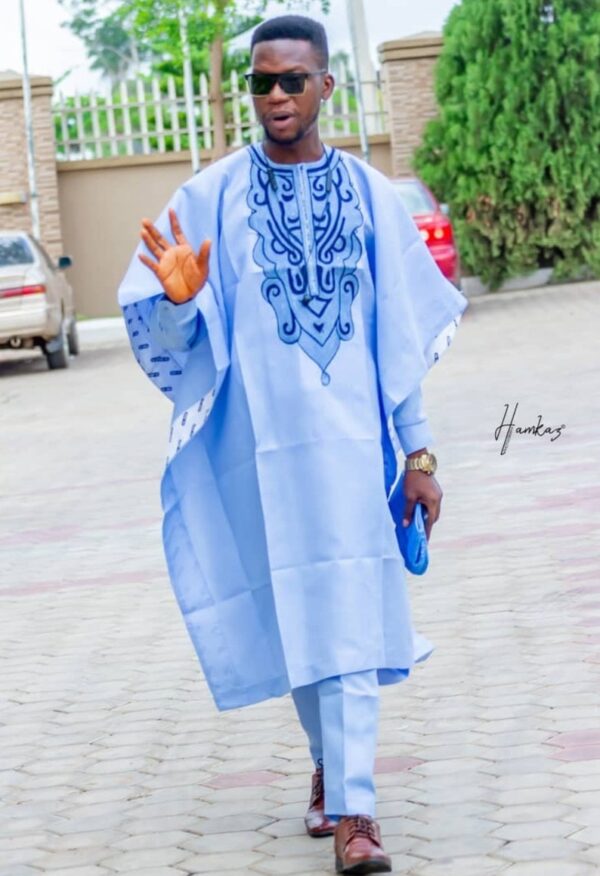 Kofi african men agbada/3 piece set