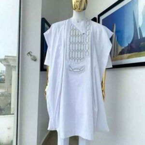Trending Men's White Agbada