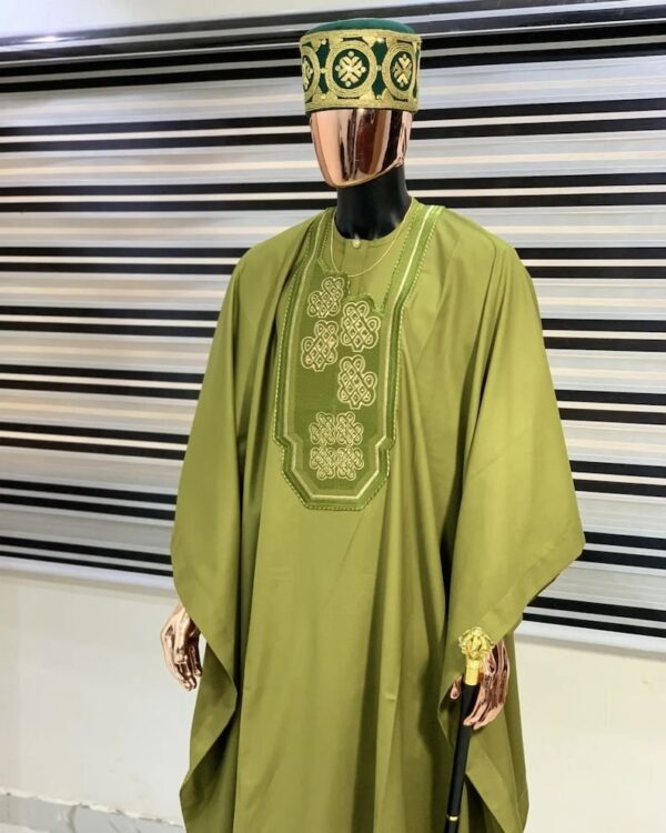 Ajani Green Men Agbada