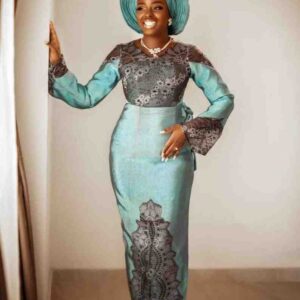 Moyin women Embroidered aso oke
