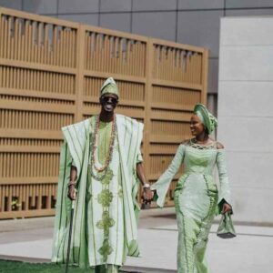 Adeori Couple's Wedding Traditional wear