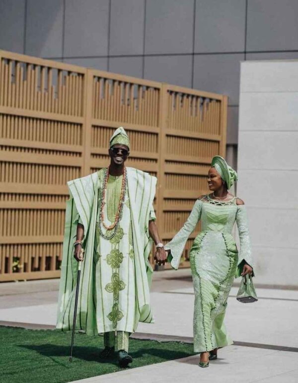 Adeori Couple's Wedding Traditional wear