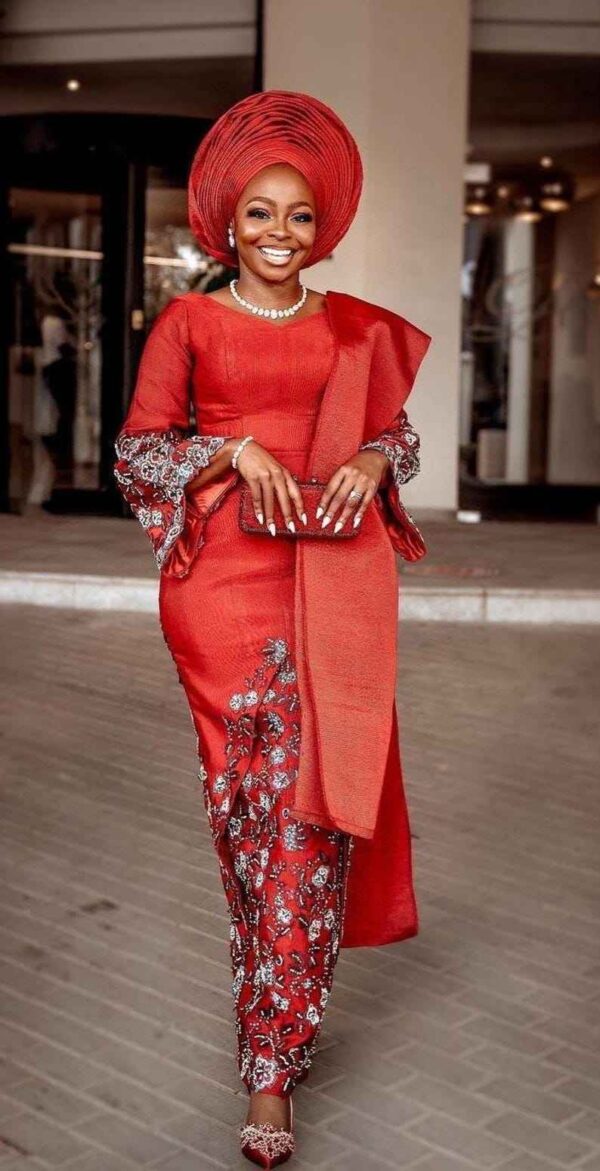Tolu Women Embroidered aso oke